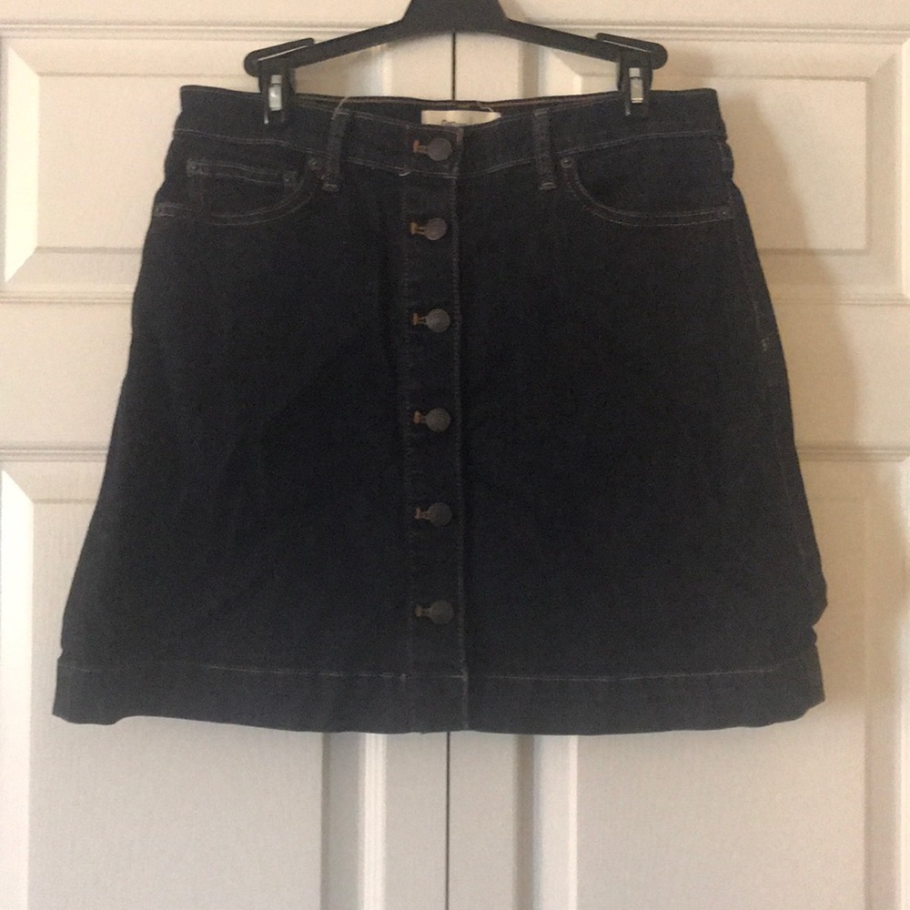 Gap dark denim miniskirt